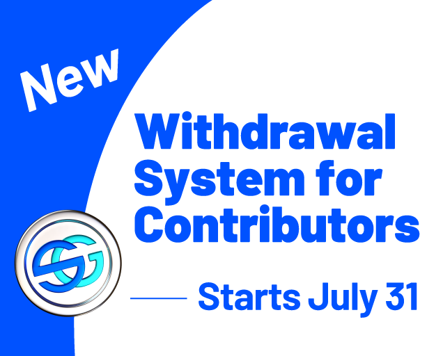 SocialGood News, New Withdrawal System for Contributors