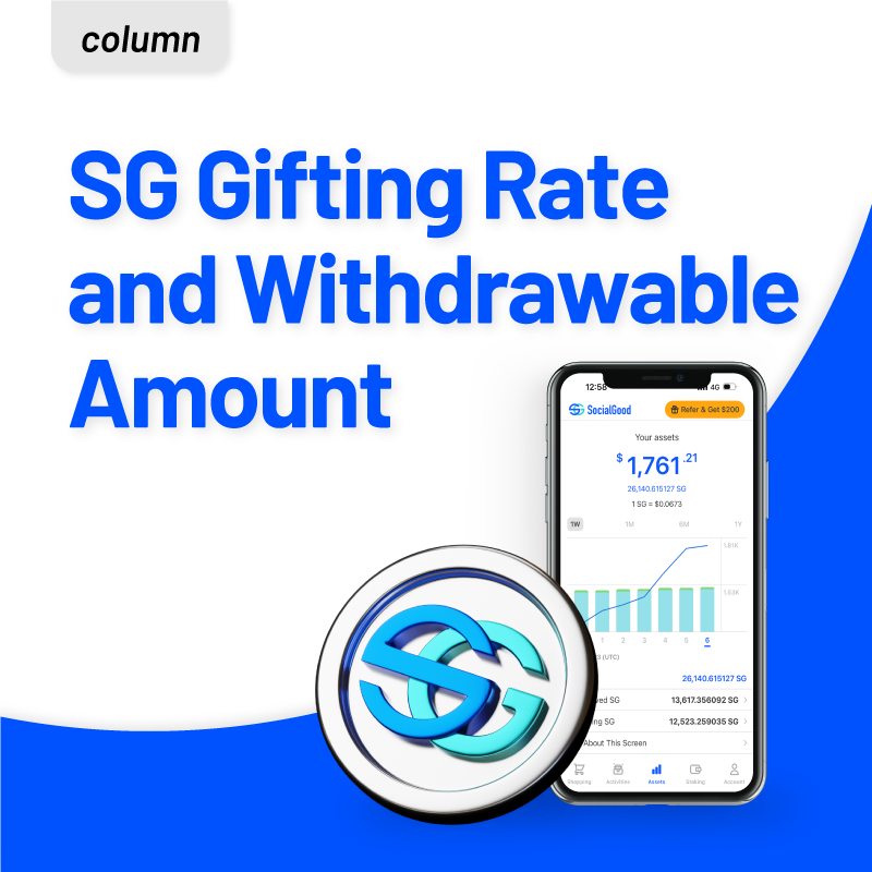 contents Relationship between SG Gifting Rate and Withdrawable Amount