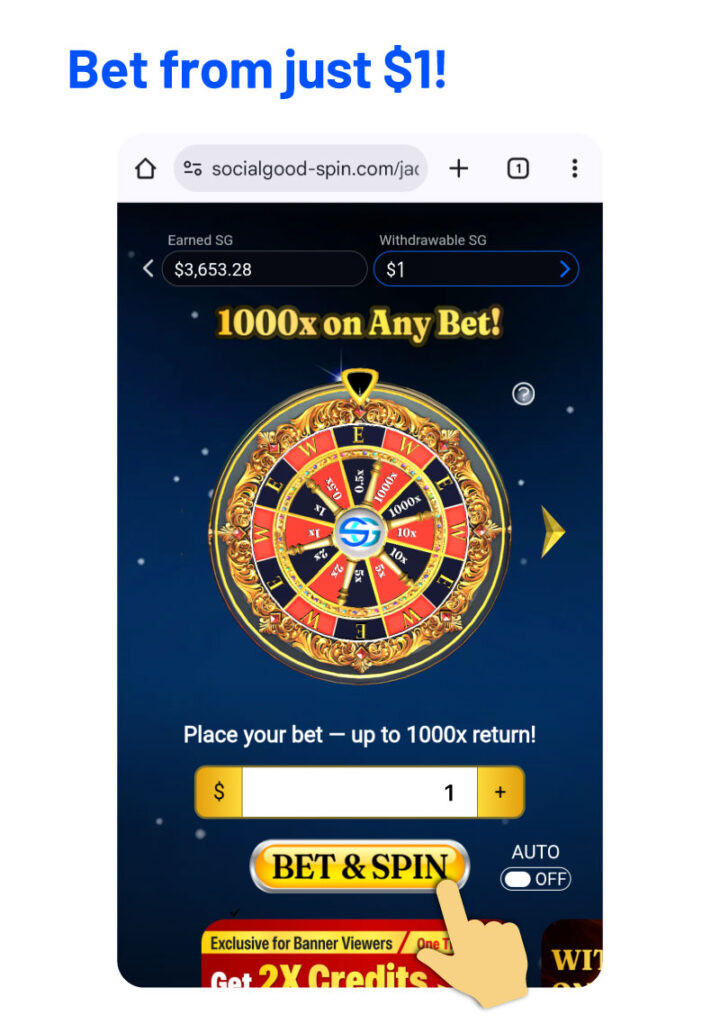 Bet from just 1 260210