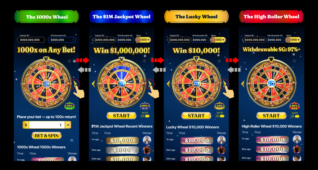 The 1000x Wheel 4spinner 260225