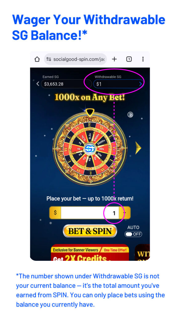 Wager your eithdrawable sg 1 260210