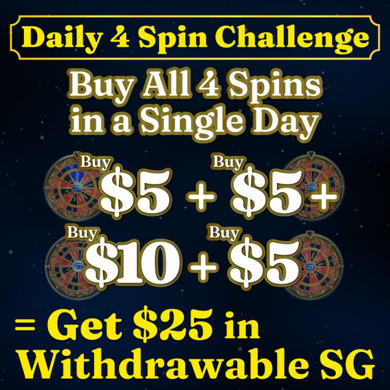 sga thumbnail daily 4 spin challenge