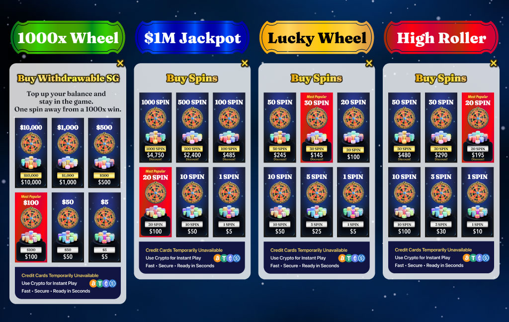4 spinner SGA purchase most popular get 500 all users