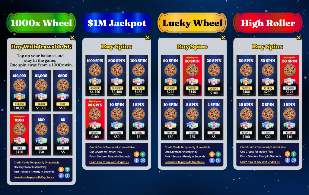 4 spinner SGA purchase most popular get 500 all users 260702