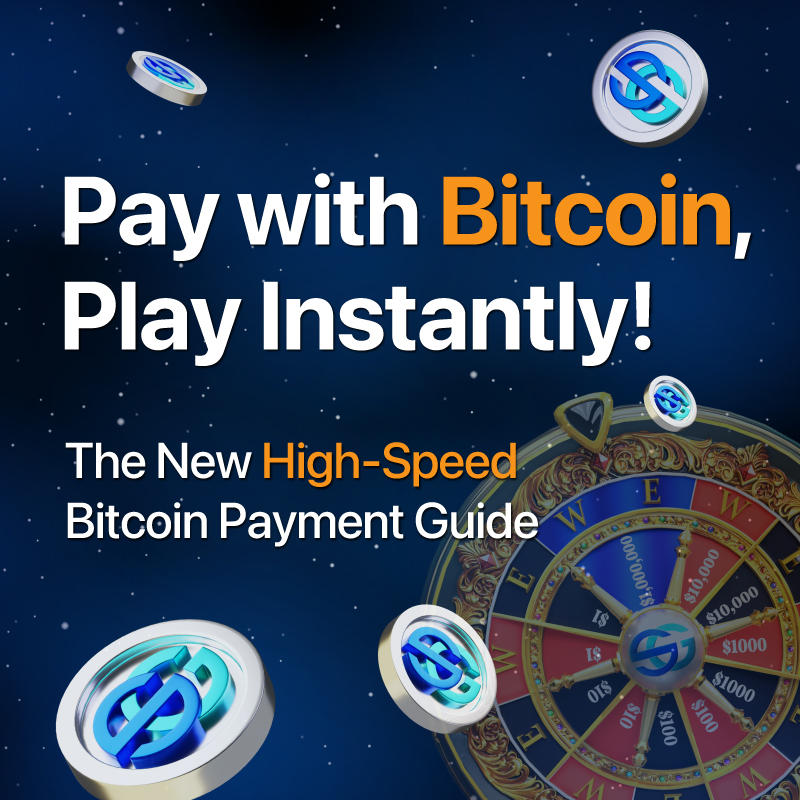 SGA tumbnail Pay with Bitcoin Play Instantly